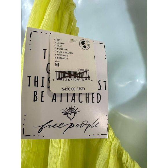 NWT Free People Robe longue Sunrise Size Medium - Picture 10 of 10